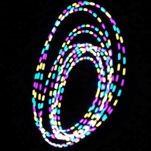 À travers le trou 5mm/8mm/10mm 3 couleur Stroboscopique Flash LED en clair diffuse objectif pour rave Orbites et Gants - Product Image 1