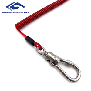 Resistencia al envejecimiento retráctil de <span class=keywords><strong>alambre</strong></span> con gancho de mosquetón - Product Image 1
