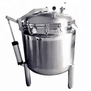 Electric heating jacket kettle with agitator/industrial cooking pot/jam boiling kettle jacket water double jacket pot