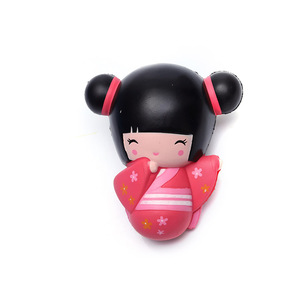 Personalizado lindo <span class=keywords><strong>daruma</strong></span> chica barato de espuma de pu suave juguetes de los niños - Product Image 1