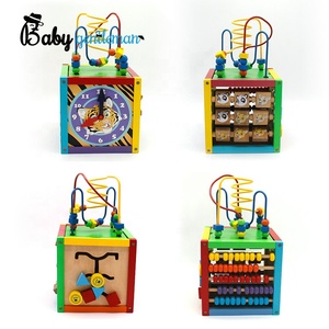 Nouveau <span class=keywords><strong>le</strong></span> plus chaud 5 dans 1 en bois enfants activité cube avec perle <span class=keywords><strong>labyrinthe</strong></span> Z11137B - Product Image 2