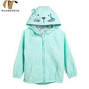 Abrigo <span class=keywords><strong>de</strong></span> moda <span class=keywords><strong>de</strong></span> los niños con capucha chaqueta con capucha chica cortavientos - Product Image 3