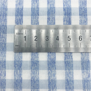 Vente chaude 100% Coton Tissé Popeline Tartan Plaid Casual Homme Chemise Tissu - Product Image 5