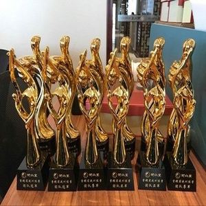 Anpassbare Gold Resin Trophy Sports kulptur Figur Medaille für Display Angel Style Model Art Theme gemacht - Product Image 6