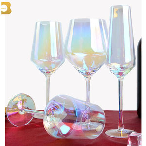 <span class=keywords><strong>Verre</strong></span> <span class=keywords><strong>à</strong></span> <span class=keywords><strong>vin</strong></span> en cristal <span class=keywords><strong>irisé</strong></span>, gobelet européen plaqué ion coloré, 1 pièce - Product Image 5