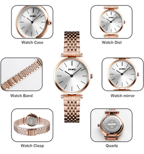 Orologio da Polso Skmei 1458 per Donna con Movimento Giapponese, Ultimo Design di Orologi al Quarzo di Lusso per Signore - Product Image 6