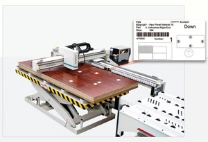 Factory supply meubels cnc genest gebaseerde machine met auto etikettering - Product Image 2