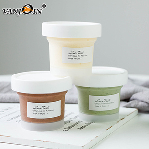 Tasse à crème glacée en plastique, 50 pièces de haute qualité, impression personnalisée, tasse à <span class=keywords><strong>yaourt</strong></span>, coffret <span class=keywords><strong>cadeau</strong></span> - Product Image 2