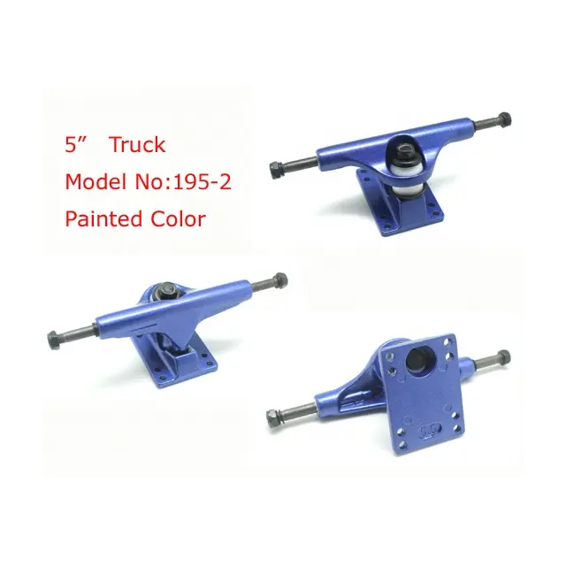 high quality die casting custom color and printing aluminum alloy truck 127mm 5 inch for cruiser skateboard skates