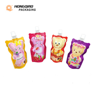 Reutilizable de plástico de pie líquido bebida de jugo de embalaje decía bolsas con tapa - Product Image 1