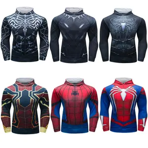 Người Đàn Ông Quần Áo Hoodies Tùy Chỉnh Siêu Anh Hùng Trang Phục Cho Người Lớn 3d In Hoodies