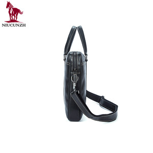 hombres Slim negro hombro bolsas de ordenador portátil, venta al por mayor bolso de los importadores de China - Product Image 3