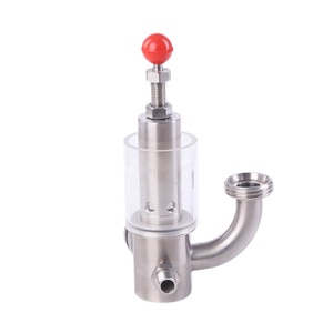 Vannes d'échappement verticales aseptiques stériles de qualité sanitaire en acier inoxydable 304, à triple serrage, TC50,5 mm, 25,4 mm, 1 pouce, pour l'industrie de la brasserie - Product Image 4