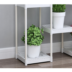 Étagère de rangement <span class=keywords><strong>en</strong></span> <span class=keywords><strong>bois</strong></span> <span class=keywords><strong>pour</strong></span> présentation de <span class=keywords><strong>fleurs</strong></span>, support <span class=keywords><strong>pour</strong></span> présentoirs de plantes, à la mode, 2019 - Product Image 6