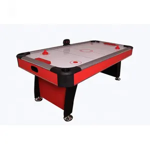 84 Inch Rosso di Colore del PVC Air Powered Push Hockey Da Tavolo, Durevole Punteggio Elettronico Air Hockey Da Tavolo