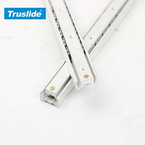<span class=keywords><strong>Rail</strong></span> de glissière d'armoire à roulement à billes de faible puissance d'alliage d'aluminium de 16mm pour des meubles - Product Image 1