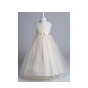 2017年夏のキッズガールズドレス10代の女の子の結婚式のパーティーウエディングドレスの服