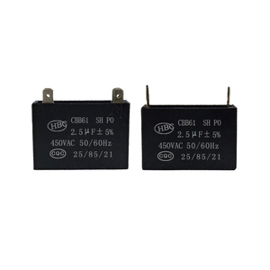 CBB61 2,5 UF 250VAC ceiling fan capacitor 450 V - Product Image 1