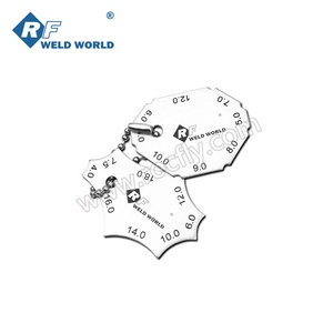 Calibro di Misurazione per Saldatura in Acciaio Inox con Nervatura Centrale a 55 Gradi - Product Image 4