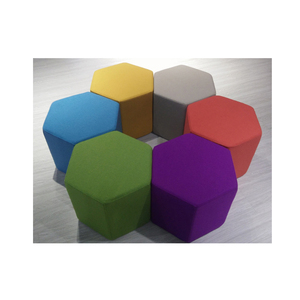 De la zona de ocio sofá moderno asientos <span class=keywords><strong>Ottomons</strong></span> tela Oficina sofá taburete - Product Image 5