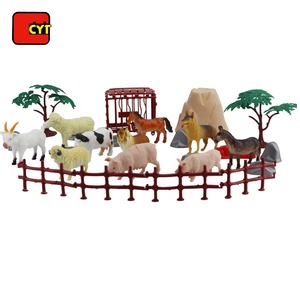 Cheap ShanTou Realistic <strong>Farm</strong> Plastic Animal Model Toy <strong>Set</strong> With Mat - Product Image 6