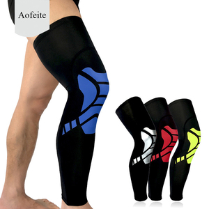 Manchon de compression pour genou et mollet, soutien sportif à prix réduit, soulagement de la douleur, polyester et élasthanne - Product Image 4