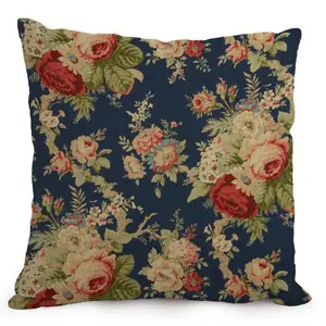 vintage style custom printed shabby chic cock rooster retro boho fancy cushion covers