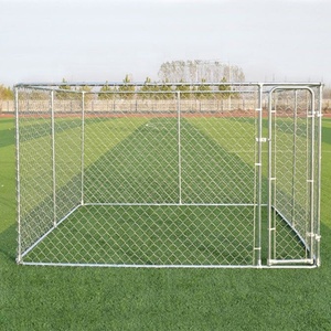 del medio ambiente personalizado grande de enlace de cadena de Metal resistente para mascotas perro <span class=keywords><strong>perrera</strong></span> corre caja - Product Image 2