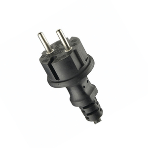 Uzatma Güç Kablosu VDE Standart AB Avrupa Euro E26 E27 <span class=keywords><strong>2</strong></span> Veya <span class=keywords><strong>3</strong></span> Pin Erkek Elektrik Kablosu Su Geçirmez Çoklu Fiş soket - Product Image 3
