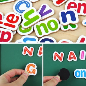 Multifunction Double-Sided Wood Portable Letter <strong>Jigsaw</strong> <strong>Puzzle</strong> Kids Drawing <strong>Board</strong> - Product Image 4