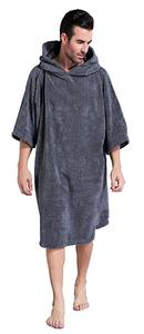 <span class=keywords><strong>Poncho</strong></span> à capuche <span class=keywords><strong>en</strong></span> tissu éponge microfibre pour adulte - Product Image 3