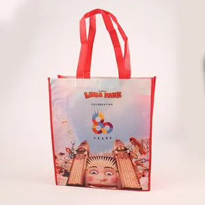 Reusable Packaging Polypropylene Laminated Non Woven Shopping Tote Rpet Pp Bag With Custom Logo