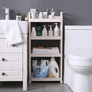 EW OT Lim art Lide UT obile helving Arrow Pace orner rganizer 4 IER AP lastic torage helf helo athathroom - Product Image 4