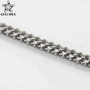 OUMI Mens Biker En Acier Inoxydable Dragon Chaîne <span class=keywords><strong>Gourmette</strong></span> Bracelet Fermoir Style Gothique 8.9 Pouces - Product Image 3
