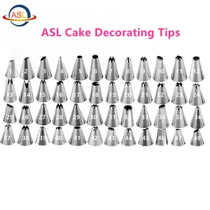 Rvs Cake Piping Icing Nozzles Tips Taart Decoreren Gereedschappen Cupcake Benodigdheden Kit Gebak Bakken Gereedschap Tip Set Groothandel