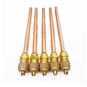 Formato su misura in ottone pin di refrigerazione aria condizionata tubo di rame di ricarica valvola di accesso - Product Image 5