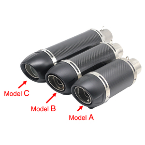 R089 D50.8 de fibra de carbono universal de la motocicleta Silenciador para CB500F <span class=keywords><strong>CBR500R</strong></span> - Product Image 3