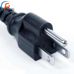 Câble d'alimentation électrique HF à 3 broches, câble américain, cordon d'alimentation CA à 3 broches, <span class=keywords><strong>Nema</strong></span> 5-15p vers IEC C13 - Product Image 4