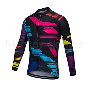Abbigliamento <span class=keywords><strong>ciclismo</strong></span> termico maniche lunghe bavaglini <span class=keywords><strong>ciclismo</strong></span> Set Jersey - Product Image 3