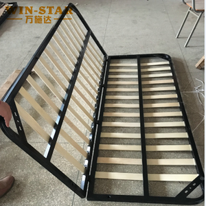 접이식 수납 가구 부드러운 침대 디자인과 중국 스타일 금속 침대 프레임 - Product Image 2