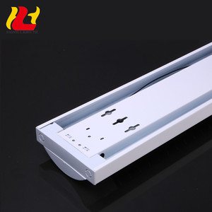 Industrial Suspended Perforated Iron <strong>Batten</strong> Heat Resistant T8 Fluorescent Tube Grille Reflector Linear Light <strong>Fixture</strong> - Product Image 2