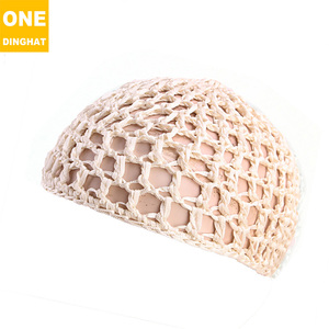 Wholesale Solid Night Sleeping <strong>Snood</strong> Fasion Unisex Hair Crochet Hat Long Hair <strong>Snood</strong> - Product Image 3