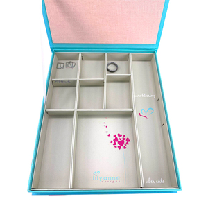 De lujo de encargo de joyería caja de almacenamiento de joyería y bisutería caso Universal popular Cajas de Regalo - Product Image 6