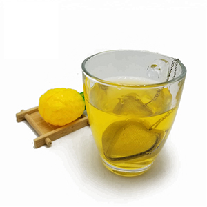 Infuseur à thé en maille en acier inoxydable, en forme de cœur, avec chaîne, nouveauté - Product Image 5