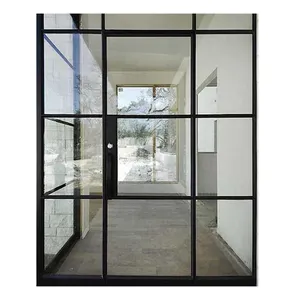 New iron window guard design and glass door concealed hinge , steel window burglar designs