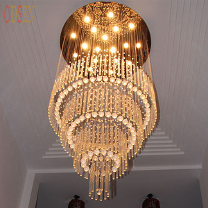 Lustre en cristal <span class=keywords><strong>de</strong></span> luxe personnalisé en usine en Chine, Guzhen - Product Image 2