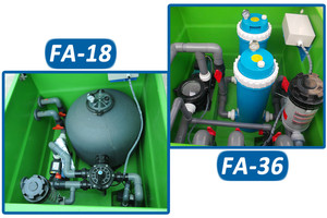 Sistema di filtraggio per piscina sotterranea filtro a sabbia interrato <span class=keywords><strong>in</strong></span> fibra di vetro con pompa per piscina - Product Image 6