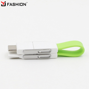 Cable de cargador USB 4 en 1 OTG llavero Cable de datos para IOS para USB-C y para teléfonos inteligentes Android - Product Image 1