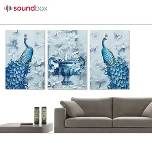 Aanpasbare Geluid Absorberende Muur Schilderen Hoogwaardige Home Decor Olieverf Stof Gewikkeld Art Akoestische Panelen Muren