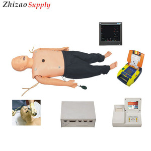 De gama alta de ACL de formación maniquí con la reanimación cardio una intubación ECG desfibrilación IV inyección de formación - Product Image 1